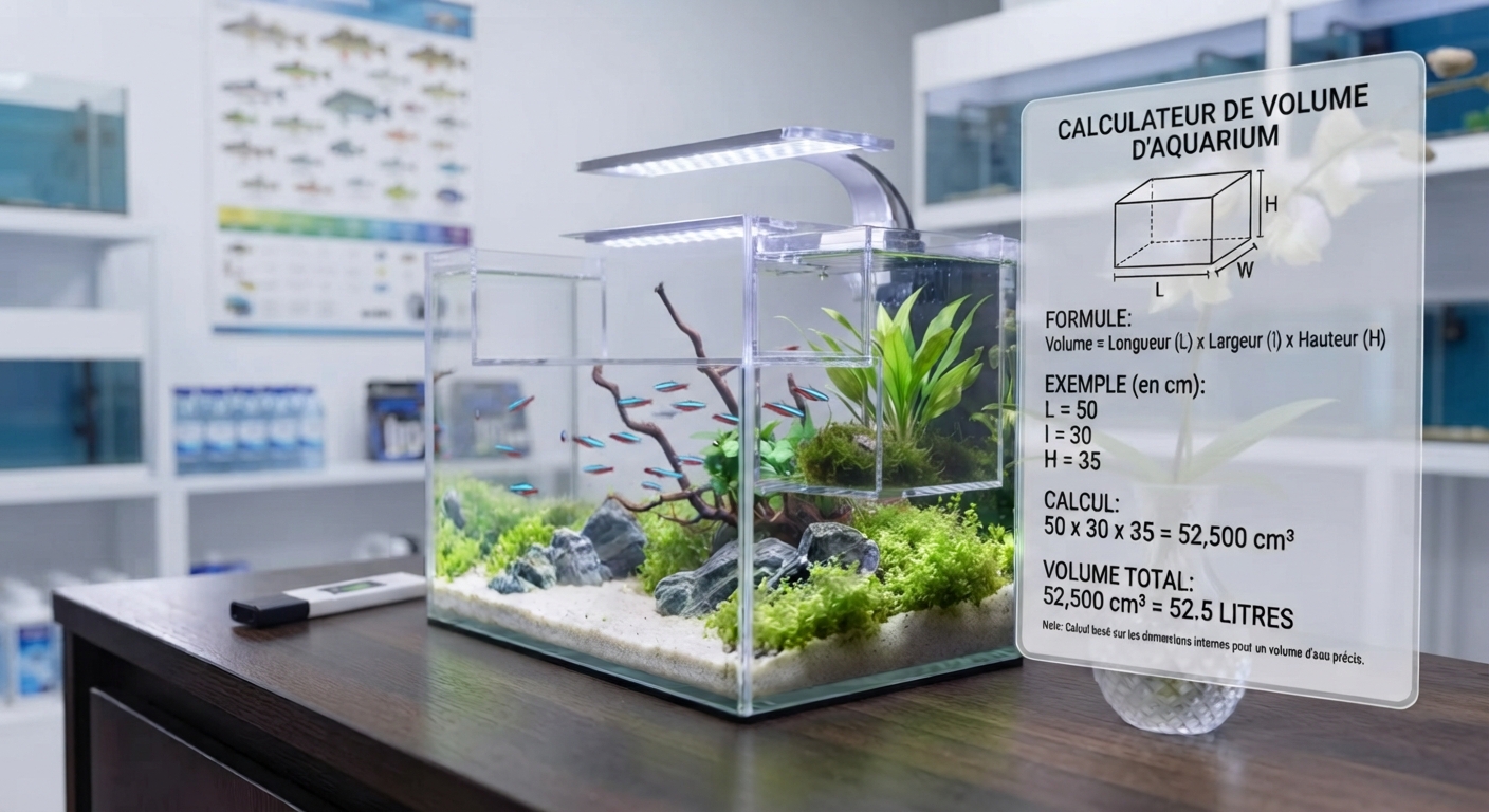 Calculer le volume de son aquarium : la méthode complète